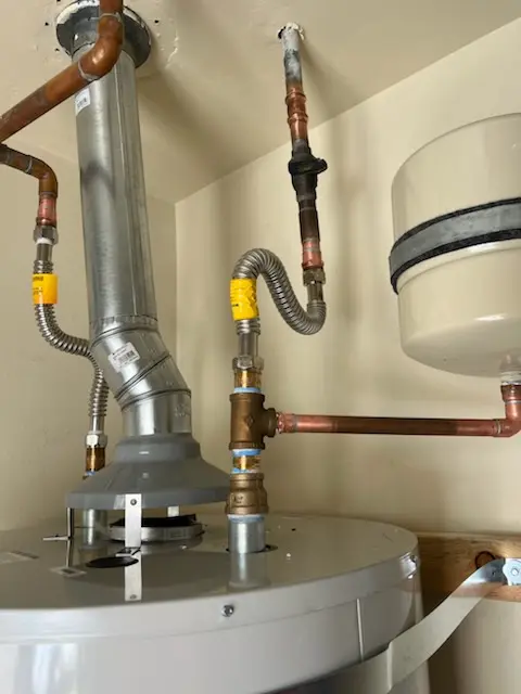 Water heater installation and plumbing repair in Ewansville
