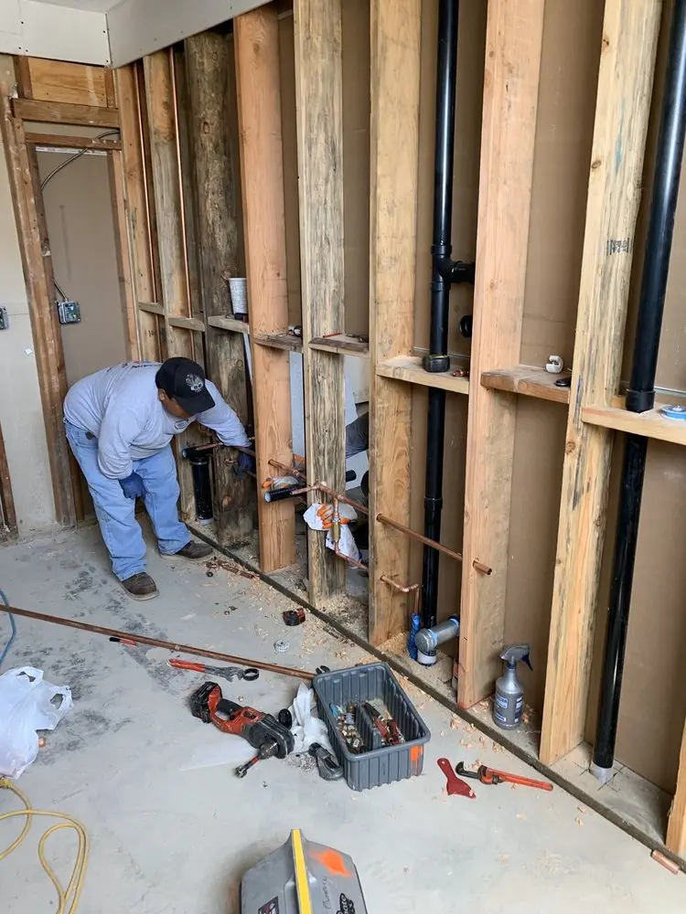 Commercial rough-in plumbing for Gas Line Repair in Ewansville